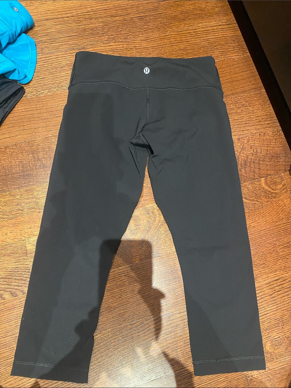 lululemon athletica Black Cropped Leggings